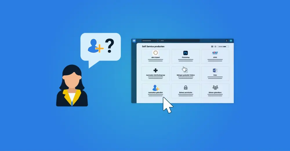 Self-service des utilisateurs finaux